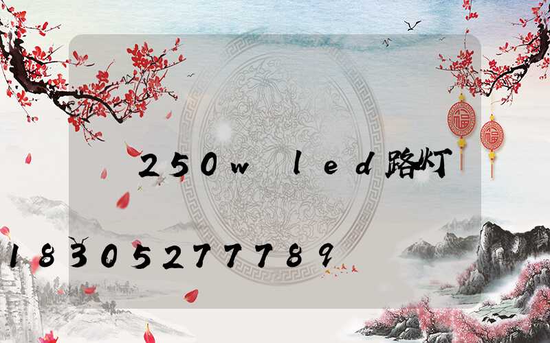 250w led路灯